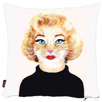 Kedili Yastık Kılıfı-127